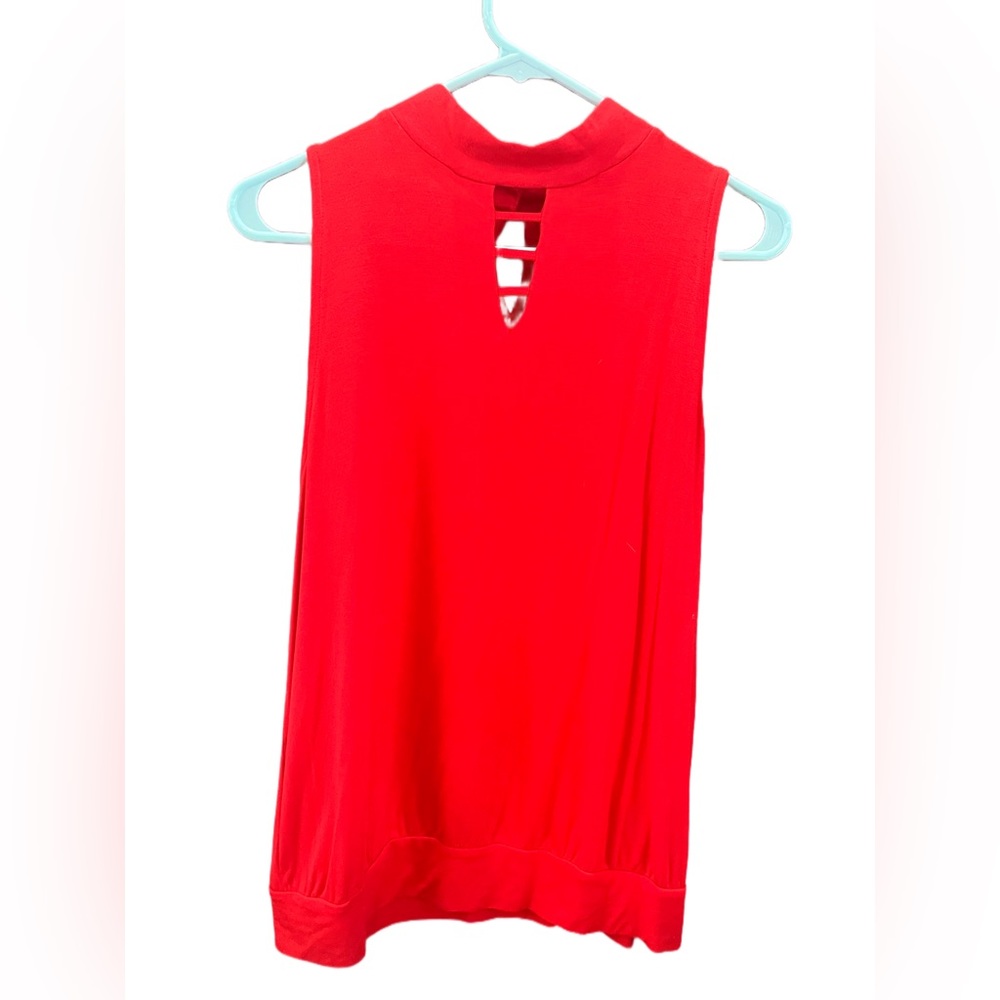 Sheila Rose Red soft sleeveless shirt- NEW With TAGS